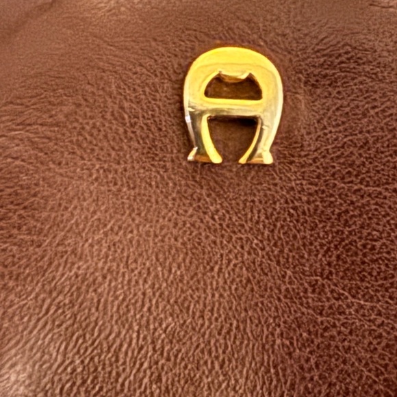 Etienne Aigner Mini Handbag Coin Purse Brown - Picture 7 of 10
